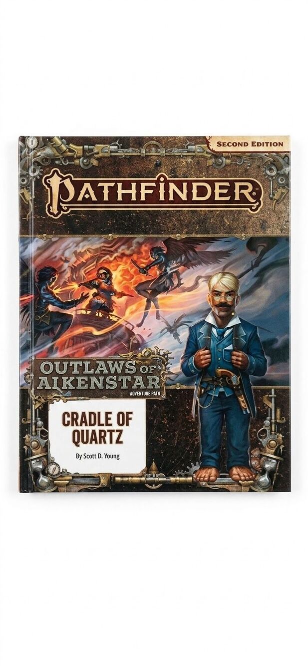 Pathfinder 2e Outlaws of Alkenstar Cradle of Quartz Adventure Path Book RPG